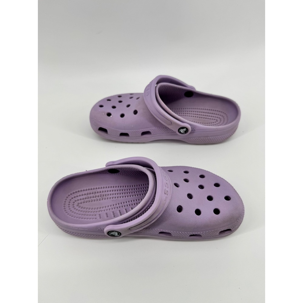 Crocs Classic Clog Lavender Purple Water Friendly Slip On Comfort Shoes Women - Picture 3 of 3